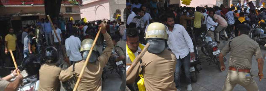 उत्तराखंड : पुलिस को करना पड़ा लाठीचार्ज, पूरे राज्य में पुलिस को किया गया अलर्ट