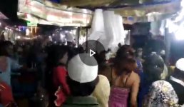 Video उत्तराखंड : बाजार में हुड़दंग मचा रहे युवक को किन्नरों ने जम कर धूना, देखिए