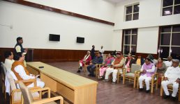 गैरसैंण विधानसभा सत्र : भाजपा विधानमंडल दल की बैठक में शामिल हुए सीएम धामी