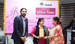 नाबार्ड उत्तराखण्ड क्षेत्रीय कार्यालय, देहरादून में अंतरराष्ट्रीय महिला दिवस 2025 का आयोजन, मुख्य अतिथि के रूप में ऋतु खण्डूड़ी भूषण, अध्यक्ष, उत्तराखंड विधानसभा उपस्थित रहीं