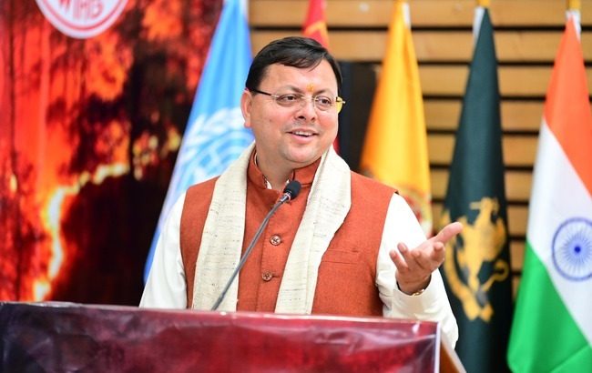 सीएम धामी ‘जलवायु परिवर्तन एवं नवीकरणीय ऊर्जा-चुनौतियां और समाधान’ विषय पर आयोजित संगोष्ठी में शामिल हुए, राज्य में ‘हरियाली मिशन’ और  ‘जल शक्ति अभियान’ का किया जिक्र
