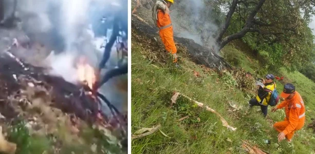 केदारनाथ के निकट हेलीकॉप्टर दुर्घटनाग्रस्त, पायलट समेत 7 लोगों की मौत केदारनाथ के निकट हेलीकॉप्टर दुर्घटनाग्रस्त, पायलट समेत 7 लोगों की मौत