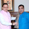 मुख्यमंत्री धामी ने केंद्रीय  मंत्री नितिन गडकरी से भेंट की, उत्तराखंड में आपदा व अतिवृष्टि के कारण सड़कों और पुलों को हुए भारी नुकसान की जानकारी दी