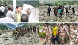 धराली आपदा : केंद्र और राज्य सरकार ने राहत-बचाव अभियान में झौंकी ताकत, सीएम धामी पहुंचे ग्राउंड जीरो पर, सेना, बीआरओ, एनडीआरएफ, एसडीआरएफ, पुलिस, प्रशासन सहित तमाम एजेंसियां जुटी बचाव अभियान में
