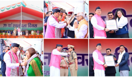 मुख्यमंत्री धामी ने 79वें स्वतंत्रता दिवस के अवसर पर परेड ग्राउंड देहरादून में राज्य के मुख्य कार्यक्रम में ध्वजारोहण किया, 6 बड़ी घोषणाएं की