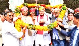 मुख्यमंत्री धामी ने किया अजमेर, राजस्थान में अखिल भारतीय उत्तराखंड धर्मशाला तीर्थराज पुष्कर के द्वितीय तल का लोकार्पण, श्री ब्रह्मा जी मंदिर में की पूजा-अर्चना