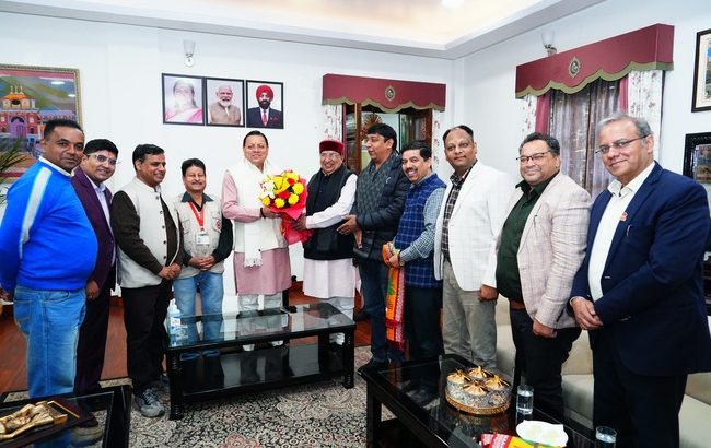 पीआरएसआई डेलीगेशन ने मुख्यमंत्री से की शिष्टाचार भेंट, देहरादून में आयोजित होने वाले राष्ट्रीय अधिवेशन के लिए दिया आमंत्रण