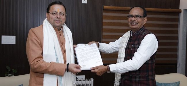 उत्तराखण्ड की 184 ग्रामीण सड़कों के निर्माण के लिए भारत सरकार ने मंजूर की 1700 करोड़ रुपये की धनराशि, सीएम धामी ने केंद्रीय कृषि एवं ग्रामीण विकास मंत्री शिवराज सिंह चौहान से भेंट की