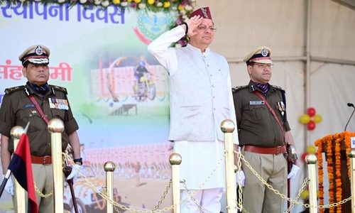 मुख्यमंत्री ने होमगार्ड्स स्थापना दिवस पर रैतिक परेड का किया निरीक्षण, होमगार्ड्स स्वंयसेवकों को वर्दी भत्ता अनुमन्य किया जाएगा