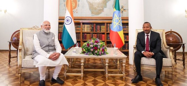 जॉर्डन के बाद इथियोपिया पहुंचे पीएम मोदी, इथियोपिया के सर्वोच्च सम्मान ‘ग्रेट ऑनर निशान ऑफ इथियोपिया’ से हुए सम्मानित