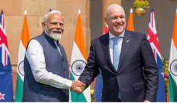 प्रधानमंत्री नरेन्‍द्र मोदी और न्यूजीलैंड के प्रधानमंत्री के बीच फ़ोन पर बातचीत के बाद भारत-न्यूजीलैंड मुक्त व्यापार समझौते की घोषणा