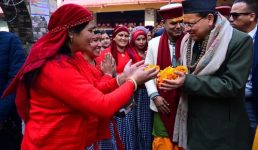 उत्तरकाशी के ऐतिहासिक माघ मेले का मुख्यमंत्री पुष्कर सिंह धामी ने किया विधिवत शुभारंभ, कहा देवभूमि की संस्कृति के साथ छेड़-छाड़ की किसी को भी इजाजत नहीं