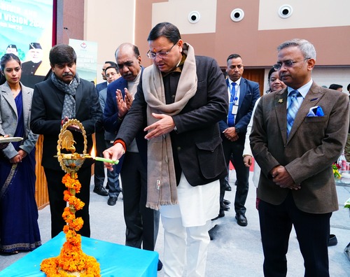 मुख्यमंत्री धामी ने चिन्तन शिविर एवं डॉयलाग ऑन विजन 2047 में प्रशासनिक अधिकारियों को किया संबोधित, कहा विकसित भारत का लक्ष्य प्राप्त करने में भूमिका निभाएगा विकसित उत्तराखंड का विजन