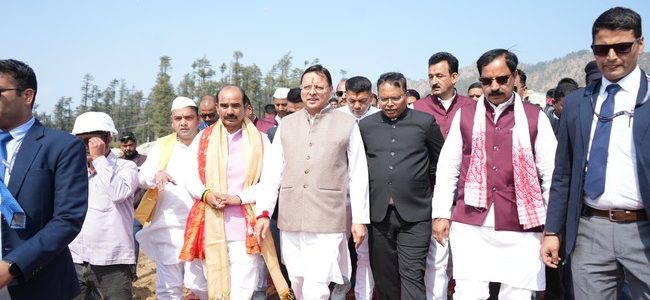 Uttarakhand: 256 करोड़ की लागत से बन रहे प्रदेश के प्रथम महिला स्पोर्ट्स कॉलेज का मुख्यमंत्री पुष्कर सिंह धामी ने किया स्थलीय निरीक्षण