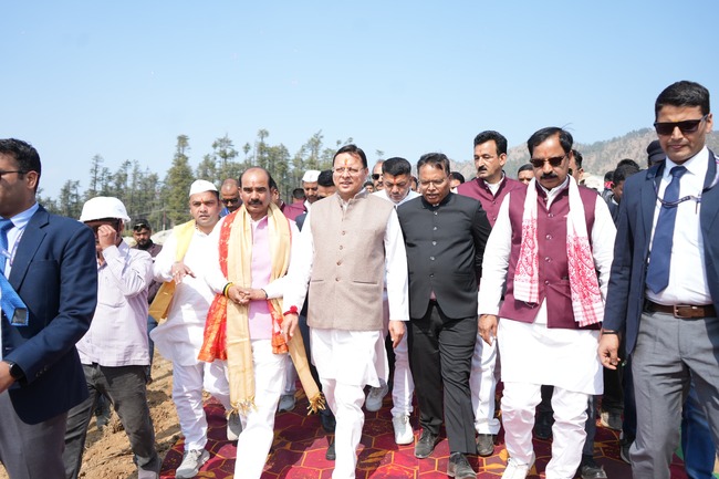 Uttarakhand: 256 करोड़ की लागत से बन रहे प्रदेश के प्रथम महिला स्पोर्ट्स कॉलेज का मुख्यमंत्री पुष्कर सिंह धामी ने किया स्थलीय निरीक्षण