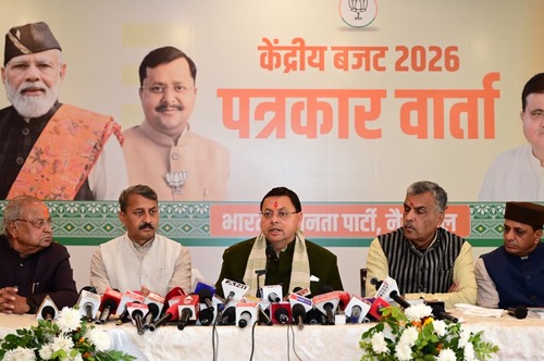 केन्द्रीय बजट 2026-27 विकसित भारत-2047 और आत्मनिर्भर उत्तराखंड का सशक्त रोडमैप : मुख्यमंत्री पुष्कर सिंह धामी