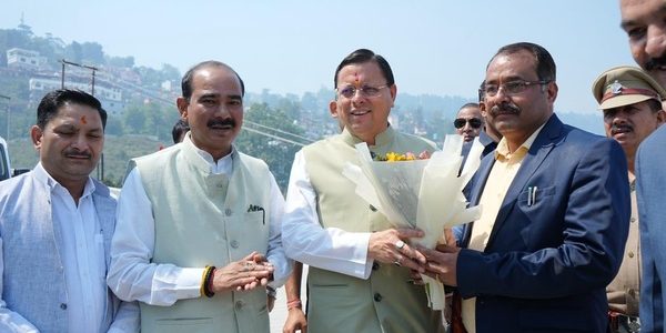 मुख्यमंत्री पुष्कर सिंह धामी पहुंचे अल्मोड़ा, दी 138 करोड़ की सौगात