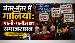 जंतर-मंतर में गालियां: गाली-गलौज का समाजशास्त्र