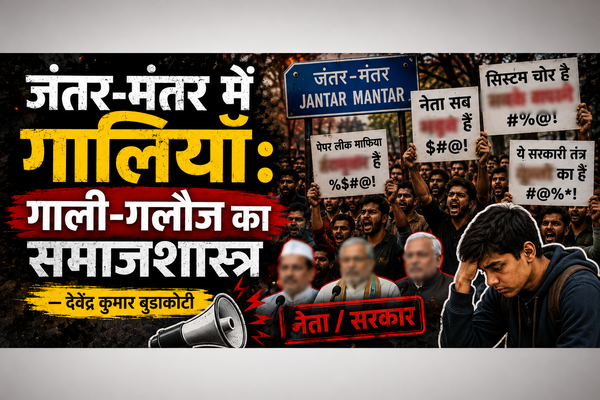 जंतर-मंतर में गालियां: गाली-गलौज का समाजशास्त्र