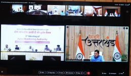 नई दिल्ली में NICDIT की शीर्ष मॉनिटरिंग बैठक में मुख्यमंत्री धामी ने वर्चुअल प्रतिभाग किया, दिसंबर 2028 तक ट्रंक इंफ्रास्ट्रक्चर कार्य पूर्ण करने का लक्ष्य