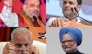राहुल, मनमोहन, सोनिया का मोदी पर हमला, शाह ने कहा सत्ता के भूखे हैं।