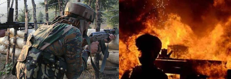 सेना ने आतंकियों वाले मकान को बम से उड़ाया, दो आतंकी ढेर सेना ने आतंकियों वाले मकान को बम से उड़ाया, दो आतंकी ढेर