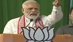 BJP कार्यकर्ताओं की पार्टी है किसी परिवार की नहीं, देश में आतंक और भ्रष्टाचार कांग्रेस ने बढ़ाया – नरेन्द्र मोदी