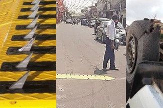 उत्तराखंड : ट्रैफिक नियम तोड़ने पर अब फटेंगे आपके टायर, राज्य में टायर किलर्स का उपयोग शुरू उत्तराखंड : ट्रैफिक नियम तोड़ने पर अब फटेंगे आपके टायर, राज्य में टायर किलर्स का उपयोग शुरू