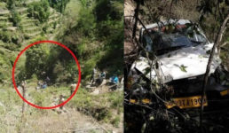 उत्तराखंड : कार खाई में गिरने से एक शख्स की मौत, एक घायल, श्राद्ध में शामिल होकर लौट रहे थे