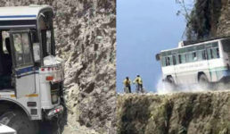 उत्तराखंड : 44 यात्रियों से भरी बस के हुए ब्रेक फेल, नीचे थी नदी पर चालक ने लगाया दिमाग, सिर्फ तीन लोगों को आई चोट