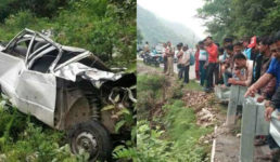उत्तराखंड :  भीषण सड़क हादसे में 5 लोगों की दर्दनाक मौत, सड़क से नीचे गहरी खाई में गिरा वाहन