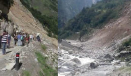चमोली के लामबगड़ में भूस्खलन से बदरीनाथ हाईवे बंद, हजारों यात्री फंसे