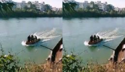 उत्तराखंड : गहरे पानी में गिरा वाहन, दो लोग लापता, तलाश जारी