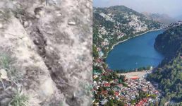 Uttarakhand यहां नैनीताल में पहाड़ी में आई बड़ी दरार, किसी बड़ी तबाही की आशंका से भयभीत हैं लोग