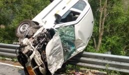 Uttarakhand ऊपर सड़क से नीचे सड़क में गिरी कार, हादसे में कार चालक की दर्दनाक मौत, दिल्ली की थी कार