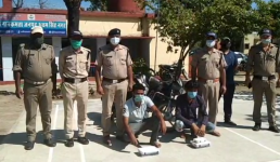 Uttarakhand उधम सिंह नगर : नानकमत्ता पुलिस ने दो चरस तस्कर पकड़े, एक किलो चरस बरामद
