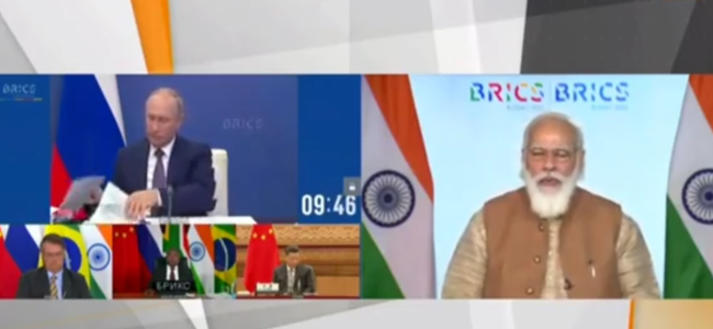 पीएम मोदी ने BRICS सम्मेलन में कहा, आतंकवादियों को समर्थन और सहायता देने वाले देशों को भी दोषी ठहराया जाए