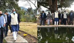 Uttarakhand यहां थानों में बन रहे हैं ईको पार्क, मुुख्यमंत्री ने ऐसे ही एक पार्क का भ्रमण किया