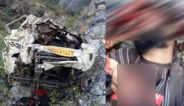 Uttarakhand दर्दनाक सड़क हादसे में एक व्यक्ति की मौत, गहरी खाई में गिरा वाहन