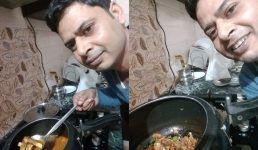 उत्तराखंड निवासी TV पत्रकार दिल्ली में बनाते दिखे ठेठ पहाड़ी भोजन, लोगों ने किये तरह-तरह के कमेंट