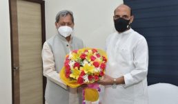 दिल्ली में मुख्यमंत्री ने रक्षामंत्री, जलशक्ति मंत्री और सीडीएस बिपिन रावत से मुलाकात की, रक्षामंत्री राजनाथ सिंह को कहा धन्यवाद