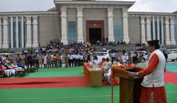 Uttarakhand ﻿मुख्यमंत्री ने ग्रीष्मकालीन राजधानी गैरसैंण में भी ध्वजारोहण किया, विधानसभा अध्यक्ष प्रेमचंद अग्रवाल भी रहे मौजूद