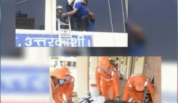 Uttarakhand उत्तरकाशी में 5.7 तीव्रता के भूकंप के बीच राहत और बचाव कार्य को परखा, कीर्ति इंटर कॉलेज से निकाले घायल बच्चे