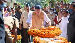 मुख्यमंत्री धामी ने शहीद जवान को श्रद्धांजलि दी, मोटर मार्ग और इंटर कॉलेज का नाम शहीद के नाम पर रखने की घोषणा की
