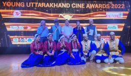 उत्तराखंड फिल्म विकास परिषद के नोडल अधिकारी के.एस.चौहान को  गेस्ट ऑफ ऑनर सम्मान से सम्मानित किया गया, उत्तराखंड सिने अवॉर्ड 2022 कार्यक्रम में किया गया सम्मानित