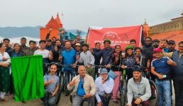 Uttarakhand : आजादी के अमृत महोत्सव के तहत सुदूर चीन-नेपाल सीमा पर फहरायेंगे 75 तिरंगे, साइकलिस्ट टीम रवाना