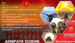 Agneepath : प्रदर्शनों के बीच अग्निवीरों को सरकार के 2 और तोहफे, युवाओं से शांति की अपील