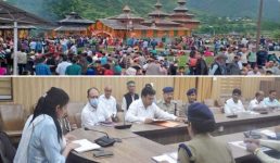 Dehradun : जिलाधिकारी ने हनोल मंदिर में आयोजित होने वाले जागड़ा महोत्सव व्यवस्थाओं का जायजा लिया, मंदिर समिति के पदाधिकारियों को दिये सुझाव