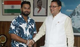 क्रिकेटर ऋषभ पंत बने उत्तराखण्ड ब्रांड एम्बेसडर, दिल्ली में मुख्यमंत्री पुष्कर सिंह धामी ने किया सम्मानित