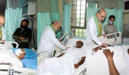 गृहमंत्री अमित शाह ने AIIMS ट्रॉमा सेंटर में घायल ITBP जवानों से मुलाकात की, डॉक्टरों से स्थिति की जानकारी ली